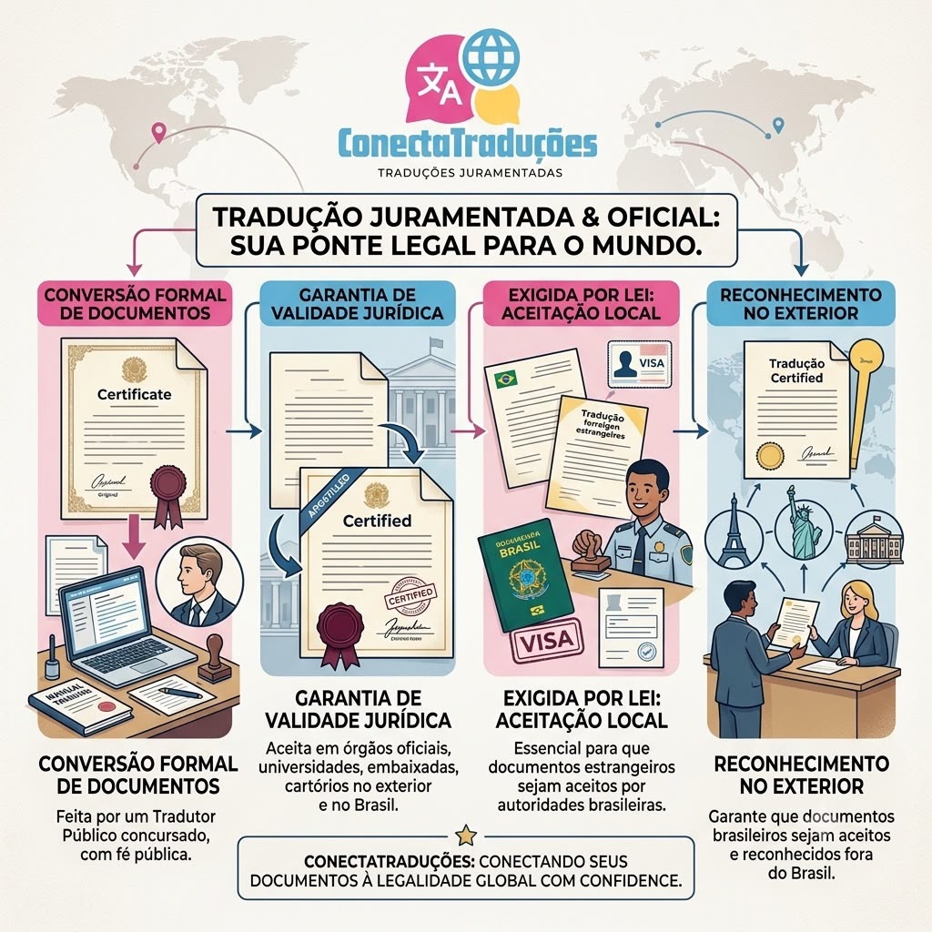 Tradução juramentada e oficial: sua ponte legal para o mundo