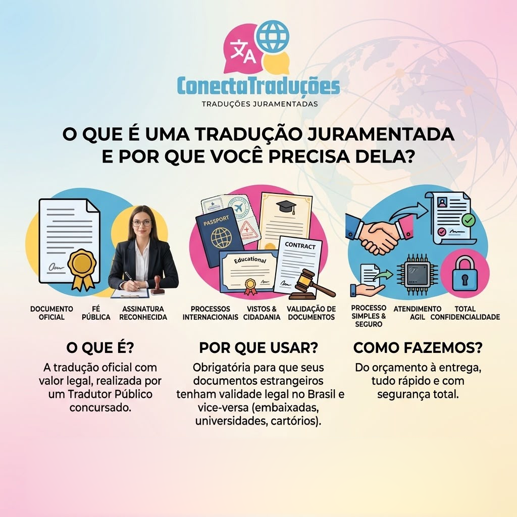 O que é uma tradução juramentada e por que você precisa dela